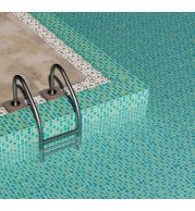 Mosaic Swimming Pool Tiles 303x303 MM for Pool, Bathroom & Interior Walls